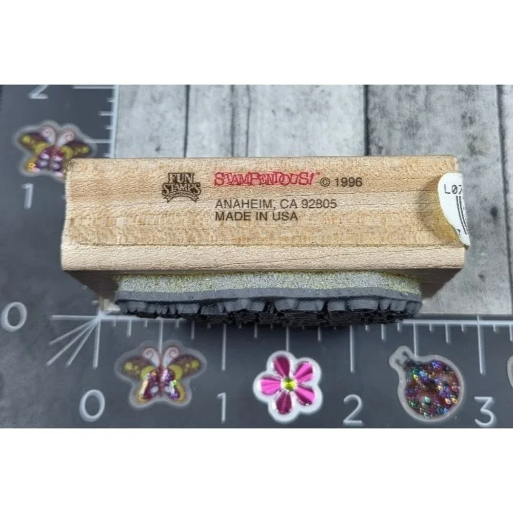 Stampendous Never Have Too Many Rubber Stamps L073 Rubber Stamp Wood #B73
